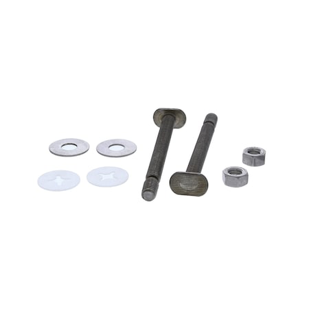 Jones Stephens 5/16in. x 3-1/2in. Premium Snap-Off Style Stainless Steel Closet Bolts with Retainers C02424SS